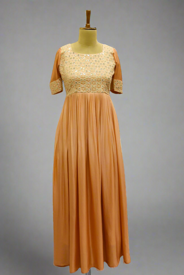 Pleated Designer Dress
